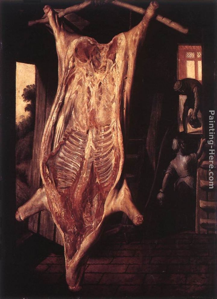 Joachim Beuckelaer Slaughtered Pig